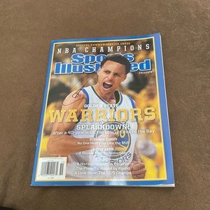 Autographed Steph Curry Sports Illustrated Magazine